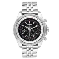 Breitling Bentley B06 Black Dial Chronograph Steel Mens Watch AB0611 Box Card