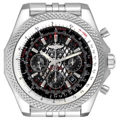 Breitling Bentley B06 Black Dial Chronograph Steel Mens Watch AB0611