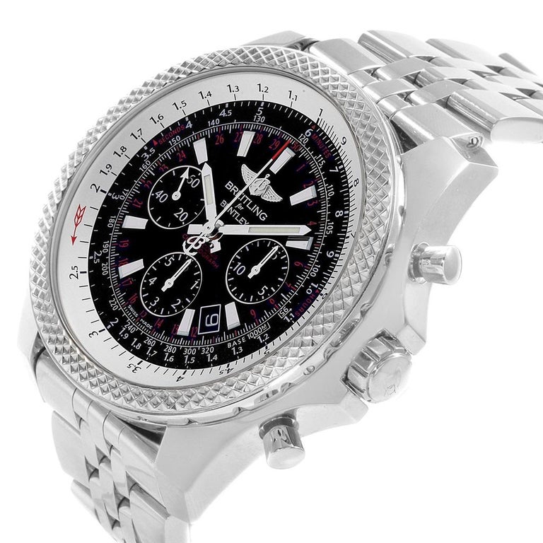 Breitling Bentley B06 Black Dial Chronograph Watch AB0611 Box Papers