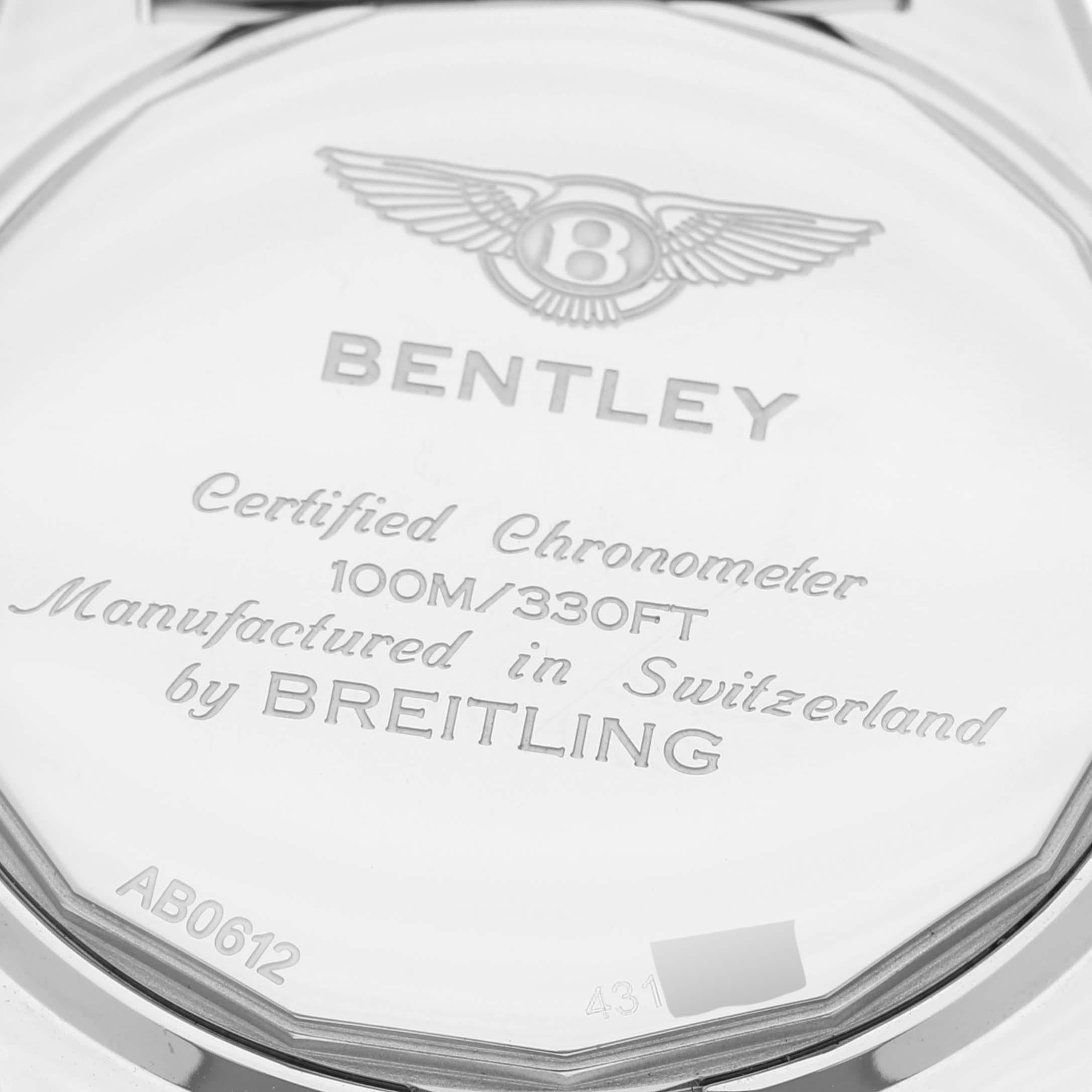 Men's Breitling Bentley B06 Chronograph Steel Mens Watch AB0612 Box Card