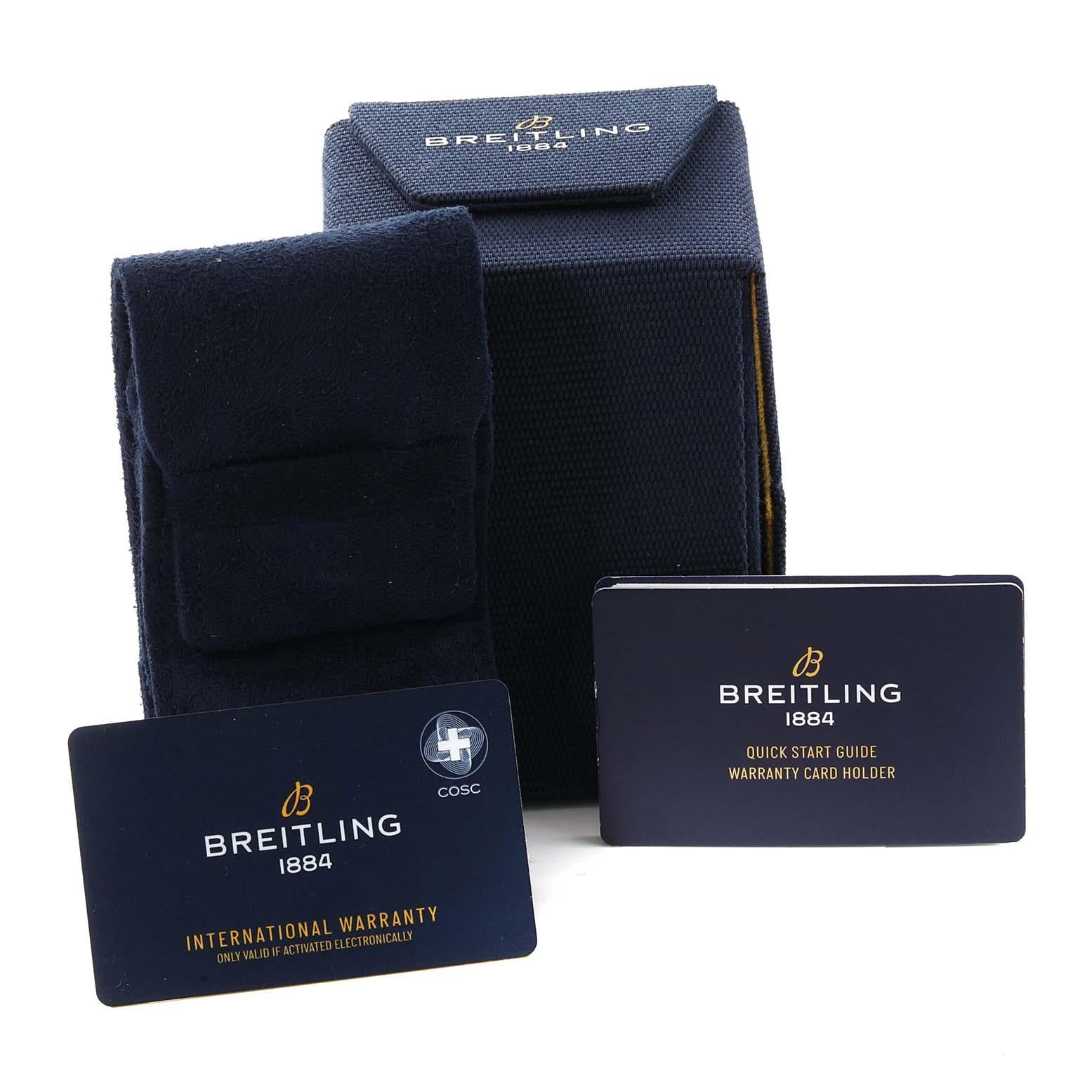Breitling Bentley B06 Chronograph Stahl Herrenuhr AB0612 Box Card im Angebot 5