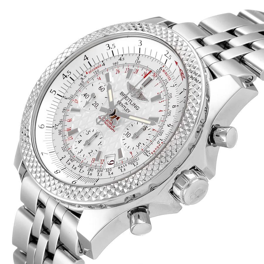 Breitling Bentley B06 Silver Dial Chronograph Watch AB0612 Box Papers For Sale 1