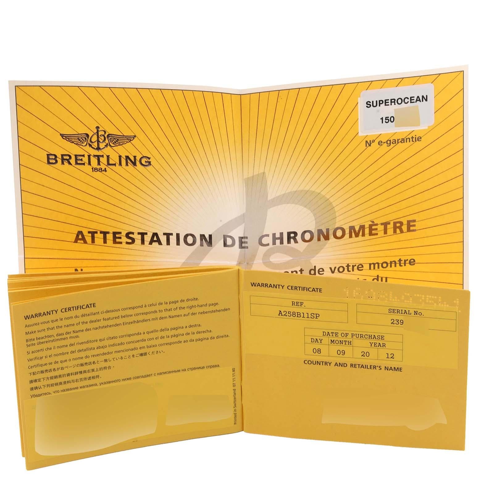 Breitling Bentley Barnato 49mm Steel Mens Watch A25368 Box Papers 2