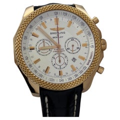 Breitling Bentleys Barnato R25368 49mm 18K Rose Gold Cinturino in pelle Box