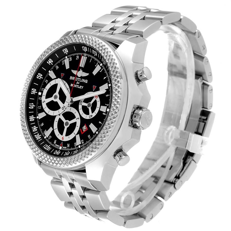 Breitling Bentley Barnato Racing Black Dial Mens Watch A25366 Papers