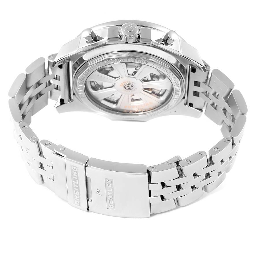 Breitling Bentley Barnato Racing Schwarzes Zifferblatt Herrenuhr A25366 Papiere im Angebot 5