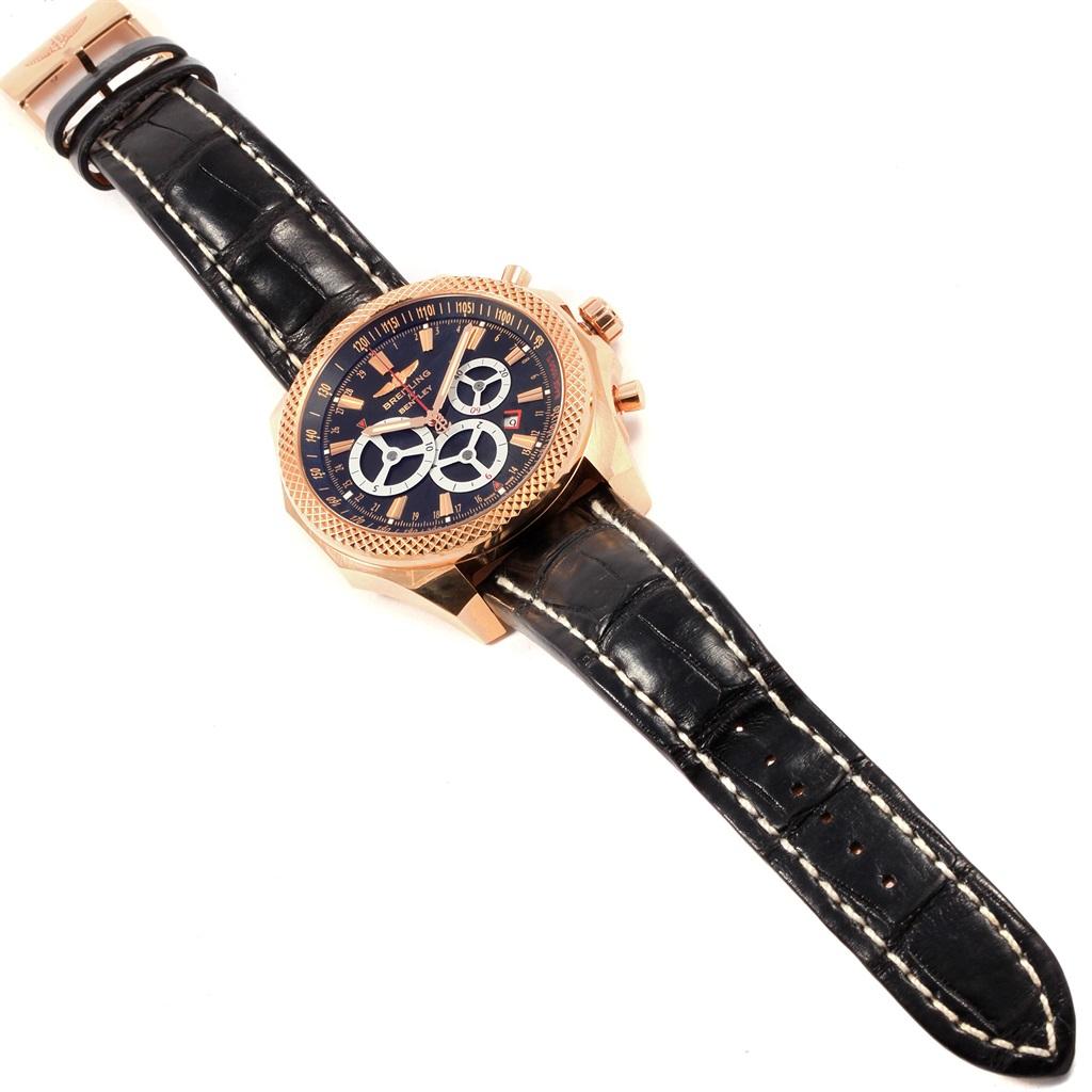 Breitling Bentley Barnato Racing Roségold Limitierte Auflage Uhr R25366 im Angebot 6