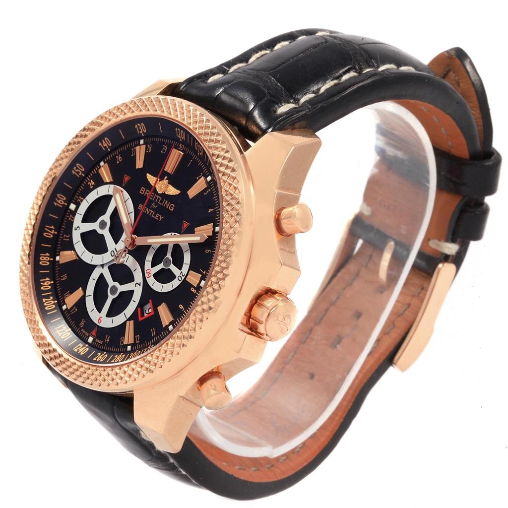Breitling Bentley Barnato Racing Roségold Limitierte Auflage Uhr R25366 im Zustand „Hervorragend“ im Angebot in Atlanta, GA