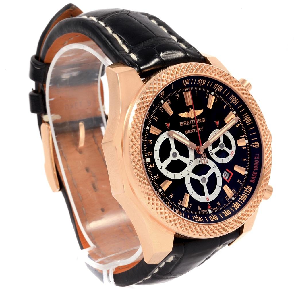Breitling Bentley Barnato Racing Roségold Limitierte Auflage Uhr R25366 im Angebot 3