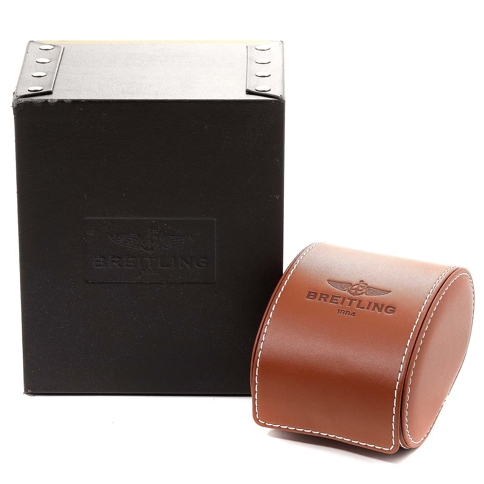 Breitling Bentley Black Dial Chronograph Steel Men's Watch A25362 3