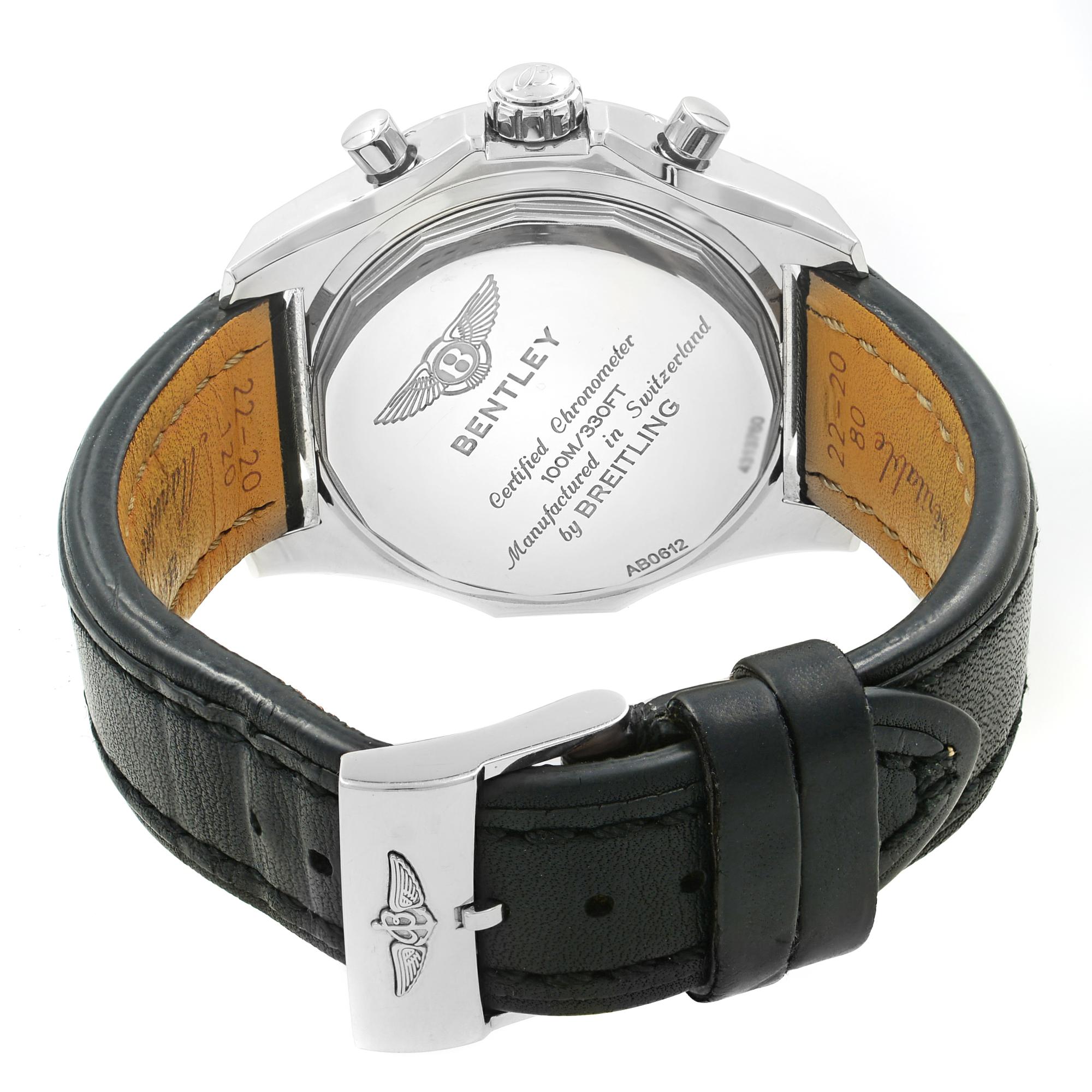Breitling Bentley Black Dial Steel Automatic Men's Watch AB061221/BD93-480X 2