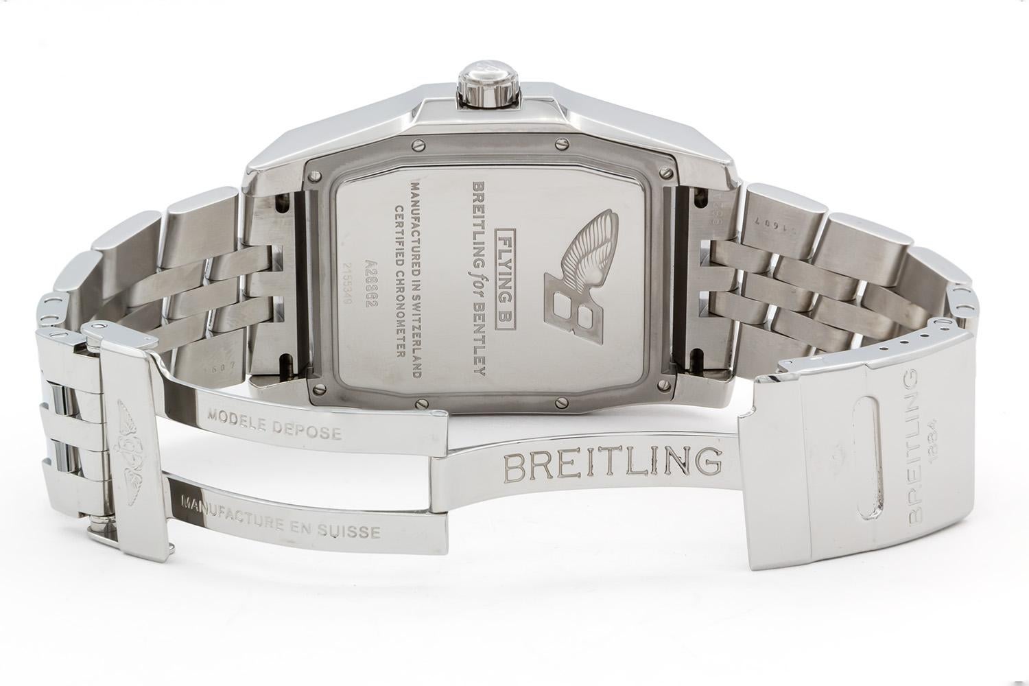 Men's Breitling Bentley Flying B Jump Hour Automatic Stainless Steel Watch A28362 BNP
