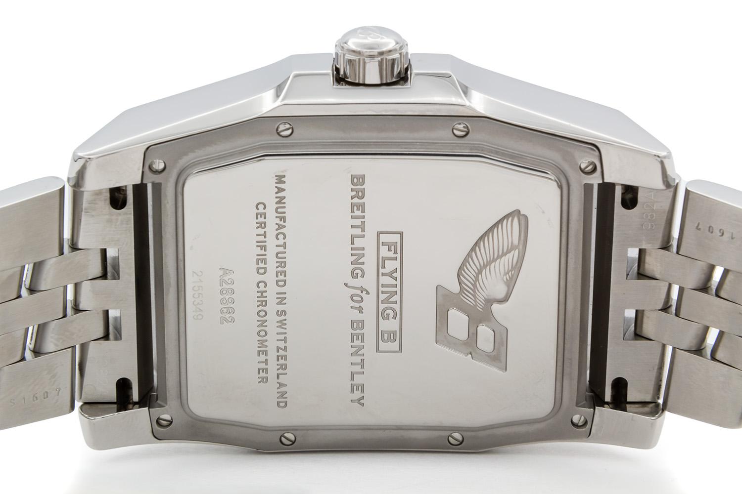 Breitling Bentley Flying B Jump Hour Automatic Stainless Steel Watch A28362 BNP 1