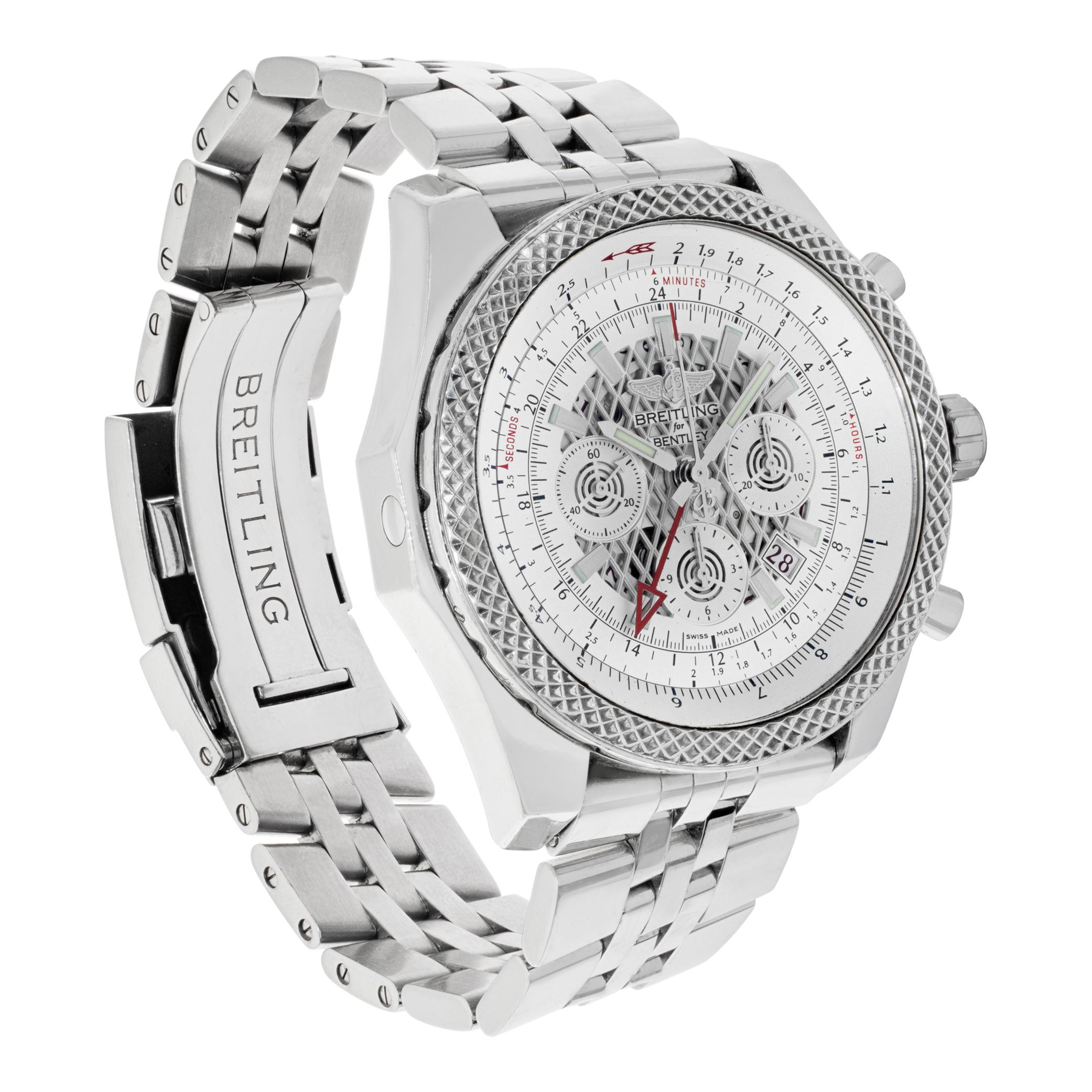 Breitling Bentley GMT 49mm AB0431 In Excellent Condition In Surfside, FL