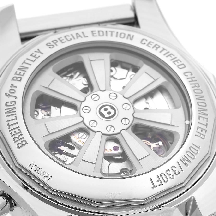 Herrenuhr aus Bugley GMT B05 Unitime mit schwarzem Zifferblatt AB0521 Box-Karte im Angebot 4