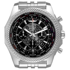 Breitling Bentley GMT B05 Unitime Black Dial Mens Watch AB0521 Box Card