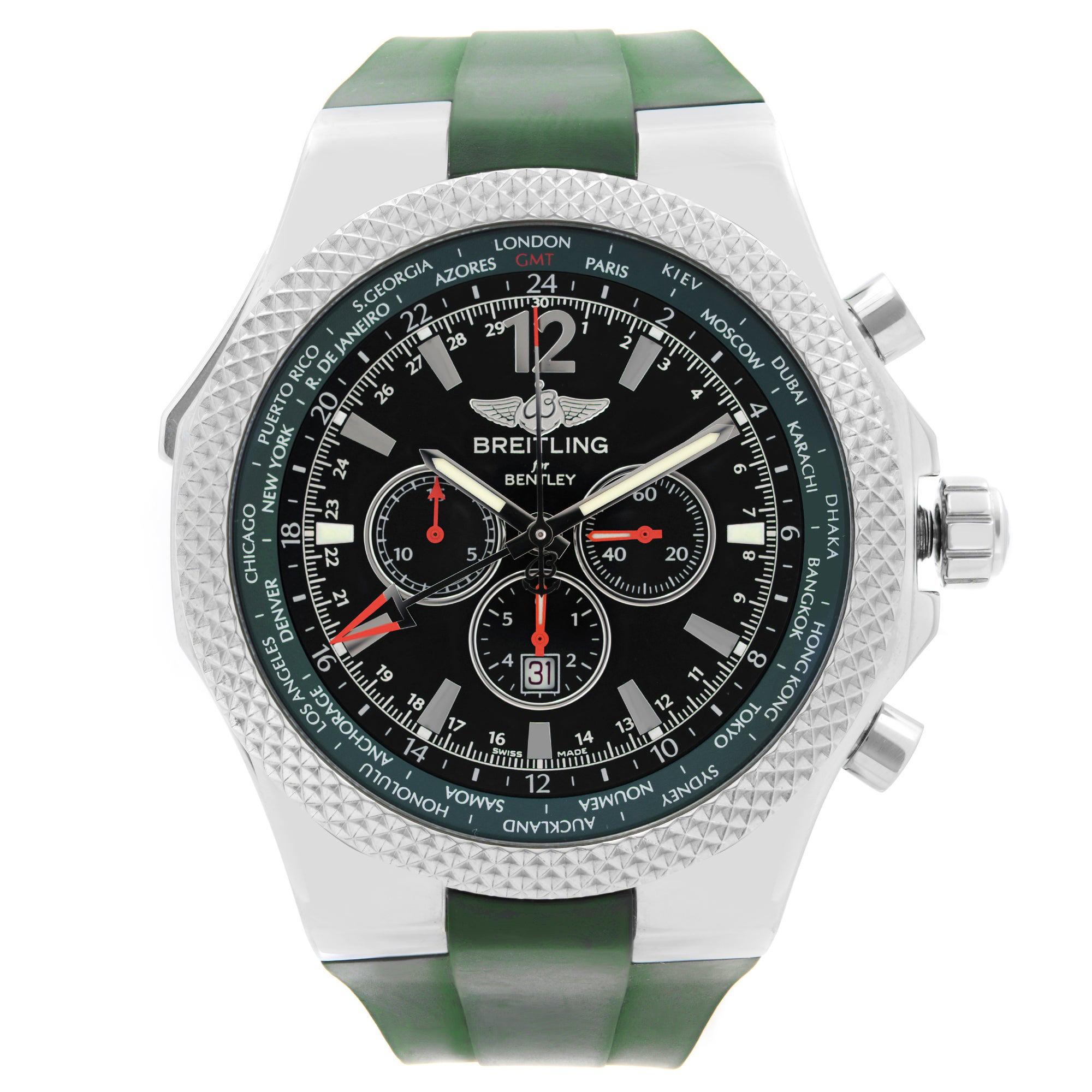 Breitling Bentley GMT British Racing Green Limited Edition A47362S4.B919-214S