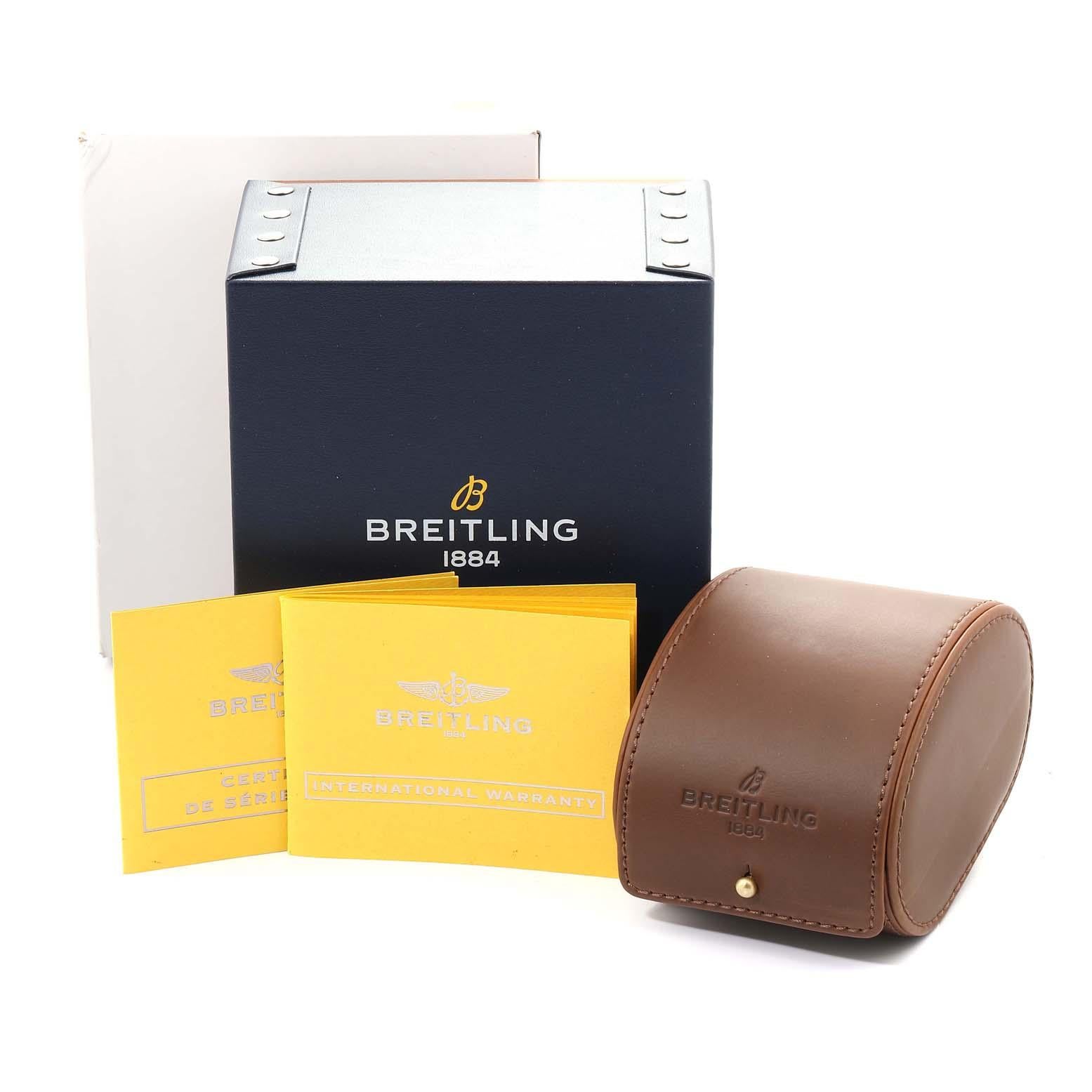 Breitling Bentley GMT Green Strap Limited Edition Watch A47362 Box Papers For Sale 2