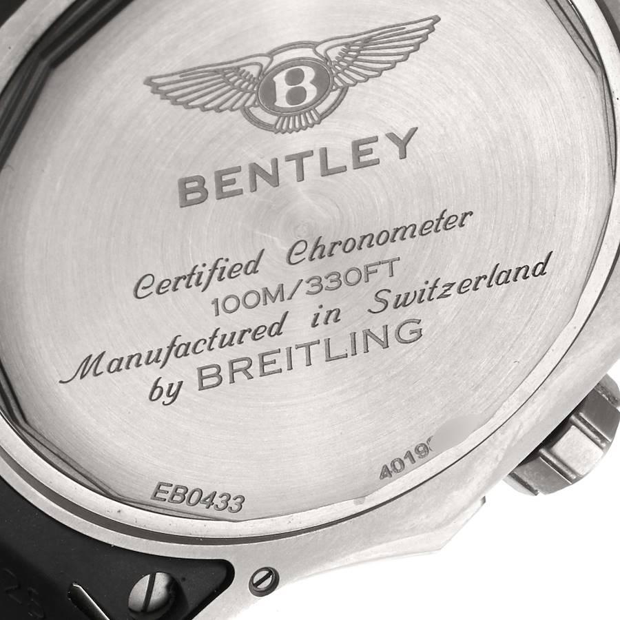 Breitling Bentley GMT Light Body B04 Titanium Mens Watch EB0433 Unworn In Excellent Condition In Atlanta, GA