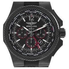 Breitling Bentley GMT Light Body Midnight Carbon LE Mens Watch VB0432