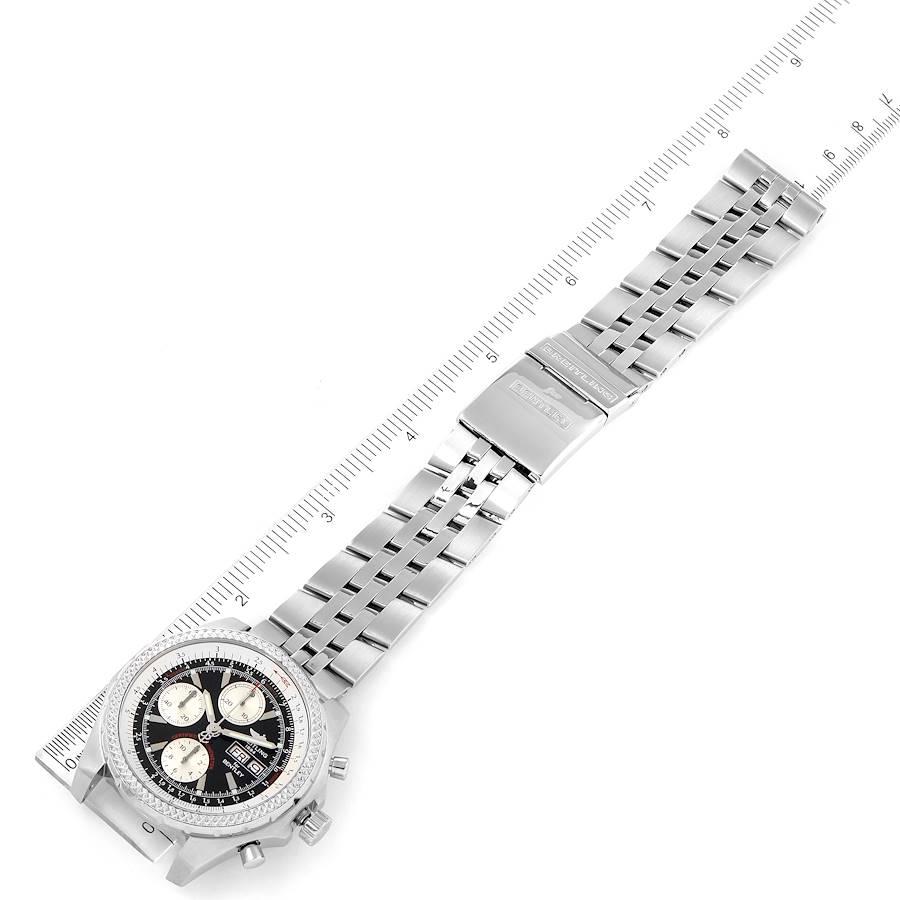 Breitling Bentley GT Black Dial Steel Mens Watch A13363 Papers 2
