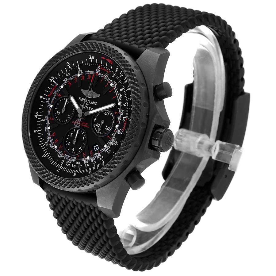 Le Herrenuhr V25367 aus Bugley mit hellem Gehäuse, mit Box und Briefen, Mitternachts Carbon im Angebot 1
