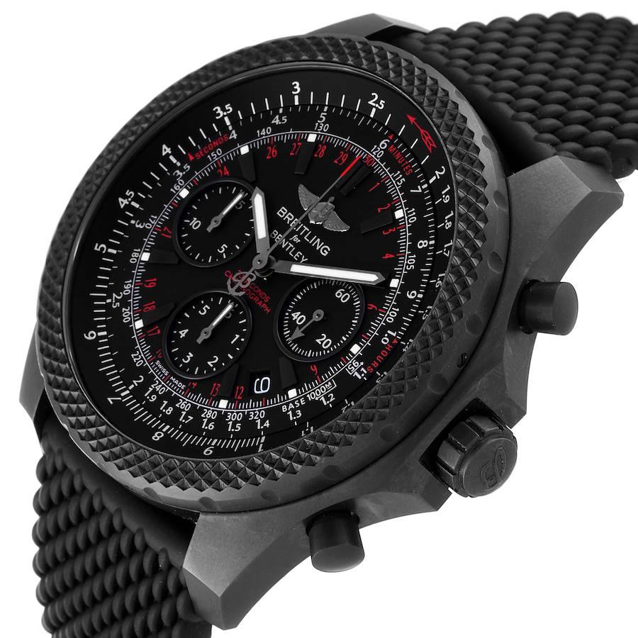 Le Herrenuhr V25367 aus Bugley mit hellem Gehäuse, mit Box und Briefen, Mitternachts Carbon im Angebot 2