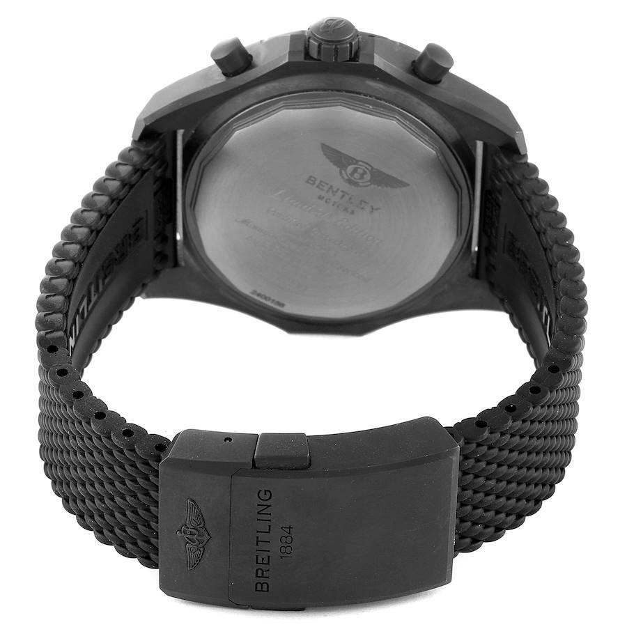Le Herrenuhr V25367 aus Bugley mit hellem Gehäuse, mit Box und Briefen, Mitternachts Carbon im Angebot 4