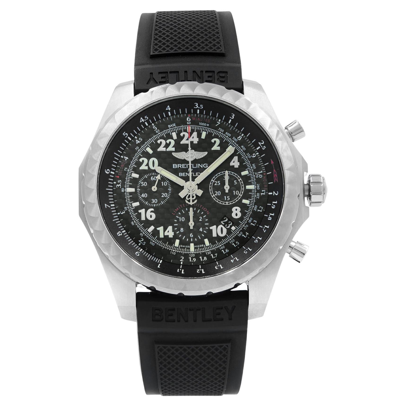 Breitling Bentley Mark VI Brown Dial Men’s Steel Platinum Watch P26362