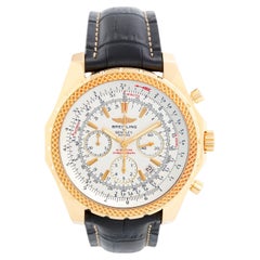 Breitling Bentley Montre chronographe en or jaune 18 carats pour hommes K25362