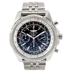 Breitling Bentley Motors 49MM A25362 Chronograph Black Stainless Steel Watch