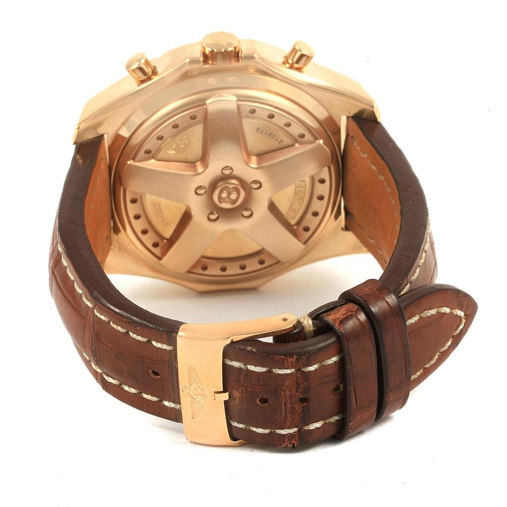 Breitling Bentley Motors 6.75 Yellow Gold Chronograph Men's Watch K44362 For Sale 5