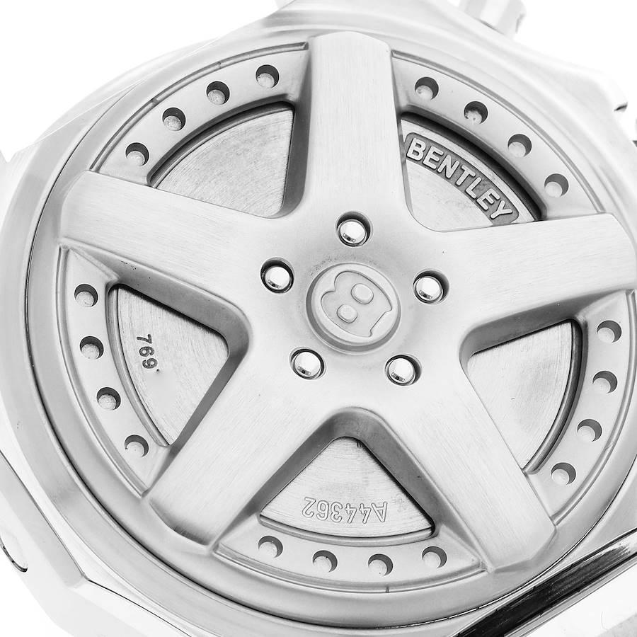 Men's Breitling Bentley Motors Black Dial Chronograph Mens Watch A44362 For Sale