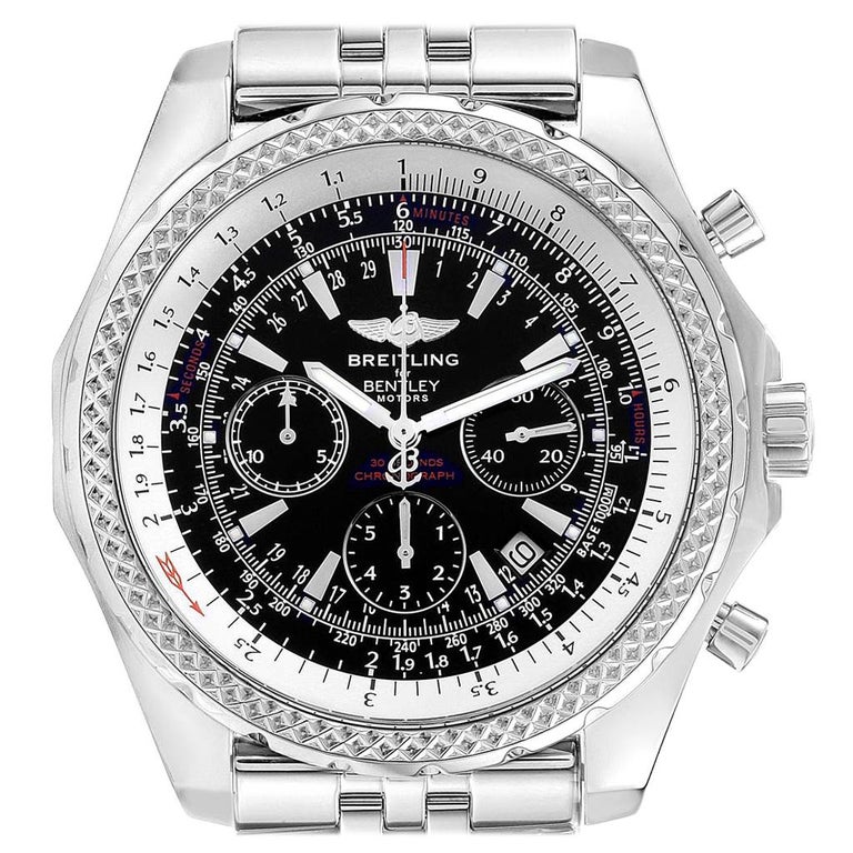 Breitling Bentley Watch >> Breitling Bentley Motors Black Dial Chronograph Steel Men S Watch Breitling Bentley Watch >> Breitling Bentley Motors Black Dial Chronograph Steel Men S Watch