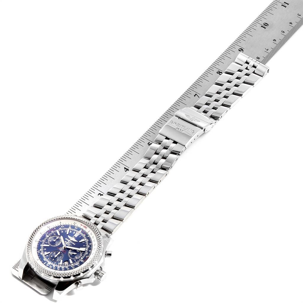 Breitling Bentley Motors Blue Dial Chronograph Watch A25362 Box 2