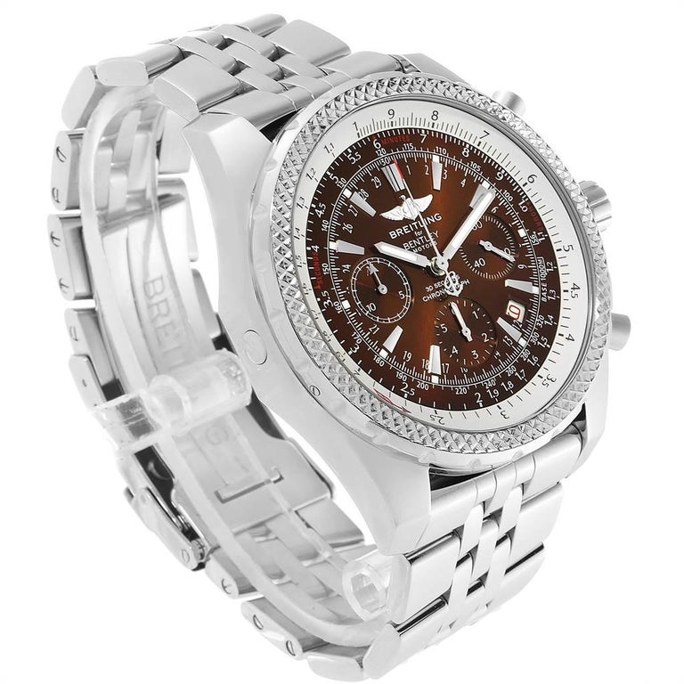 Breitling Bentley Motors Bronze Dial Chronograph Steel Men