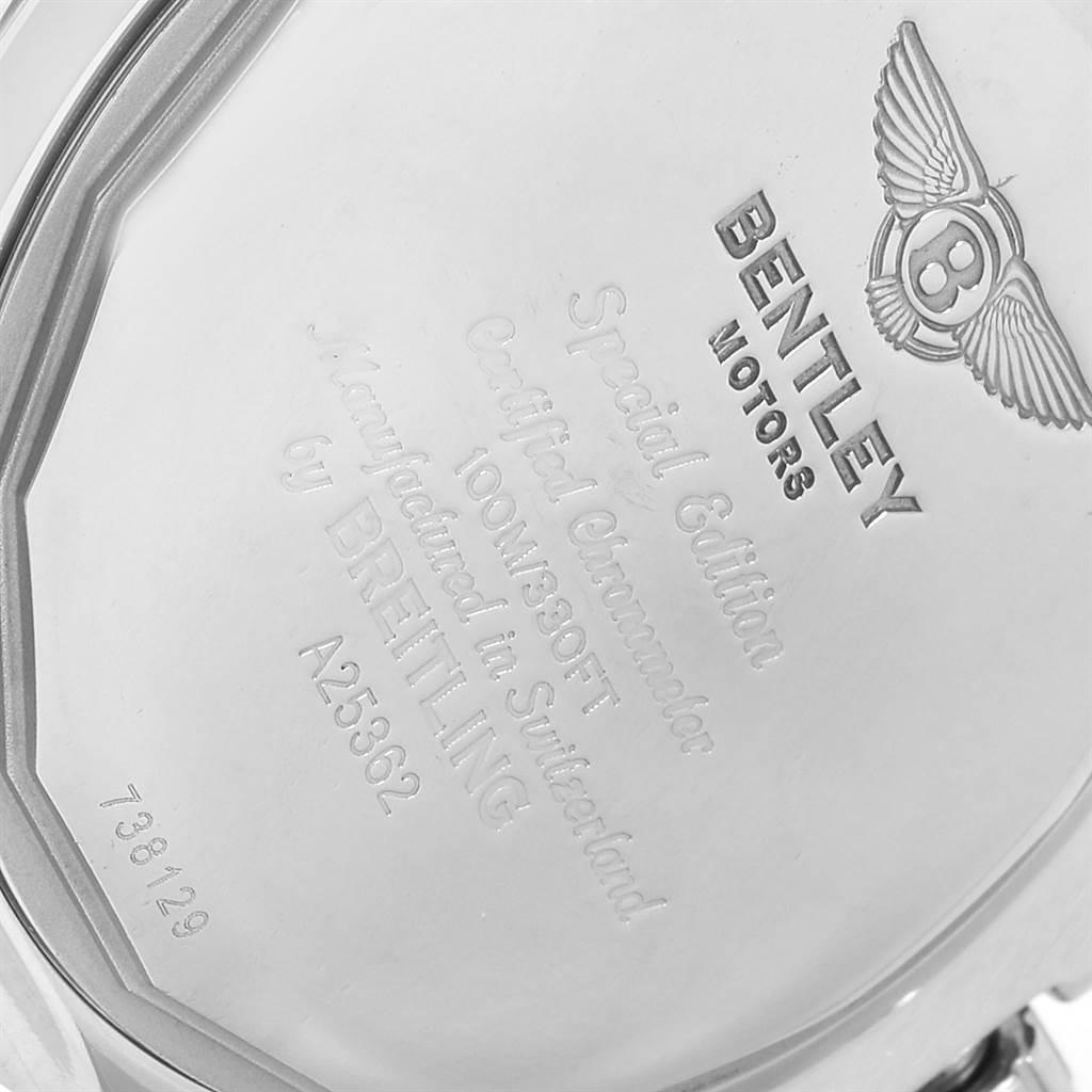 Breitling Bentley Motors Bronze Dial Chronograph Steel Men's Watch A25362 For Sale 2