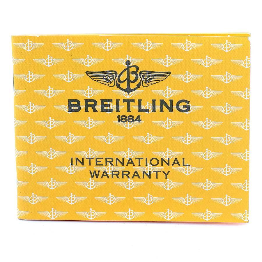 Breitling Bentley Motors GT Black Dial Steel Mens Watch A13362 Papers 2
