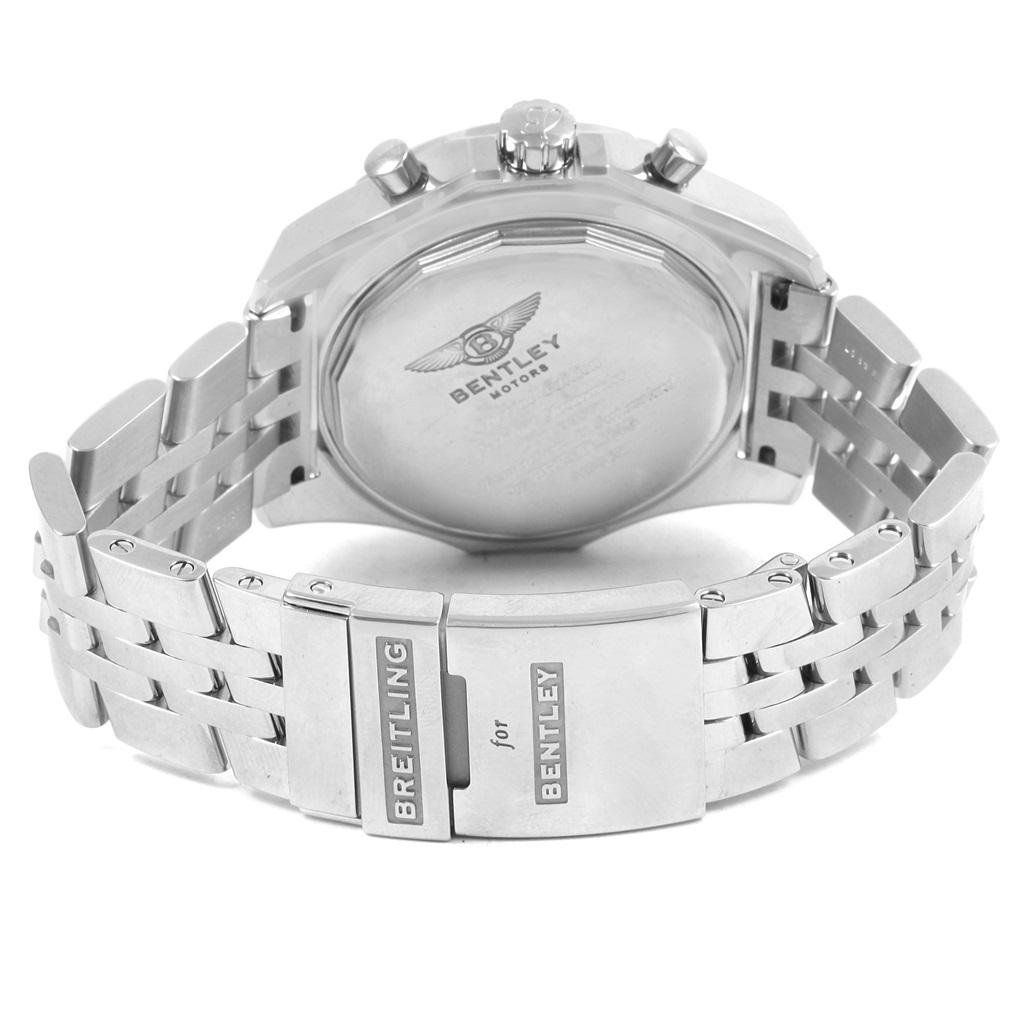 Breitling Bentley Motors GT Blue Dial Sreel Men's Watch A13362 For Sale 4