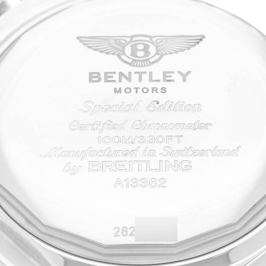 Breitling Bentley Motors GT Blue Mother of Pearl Dial Watch A13362 Card 3
