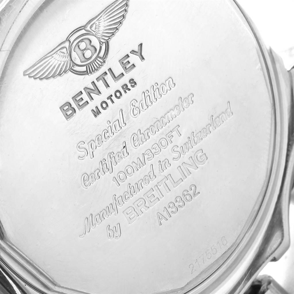 Breitling Bentley Motors GT Burgundy Dial Chronograph Watch A13362 2