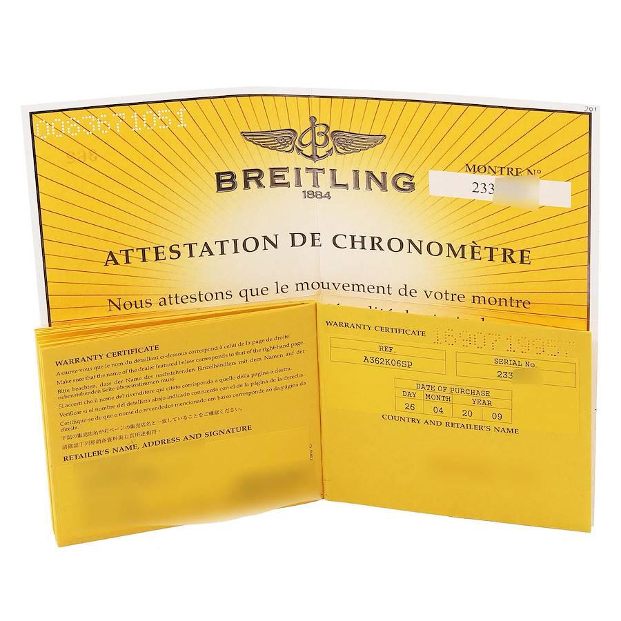 Breitling Bentley Motors GT Burgundy Dial Steel Mens Watch A13362 Box Papers 3