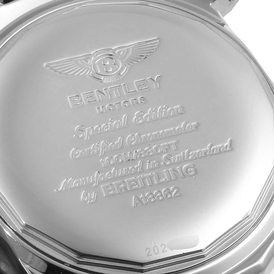 Breitling Bentley Motors GT Burgundy Dial Steel Men's Watch A13362 1