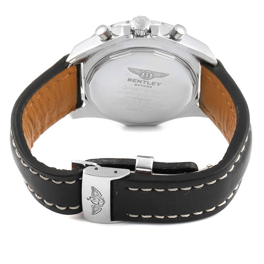 Breitling Bentley Motors GT Burgundy Dial Steel Men's Watch A13362 For Sale 2