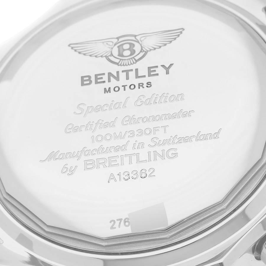 Breitling Bentley Motors GT Mother of Pearl Dial Mens Watch A13362 Box Card 1