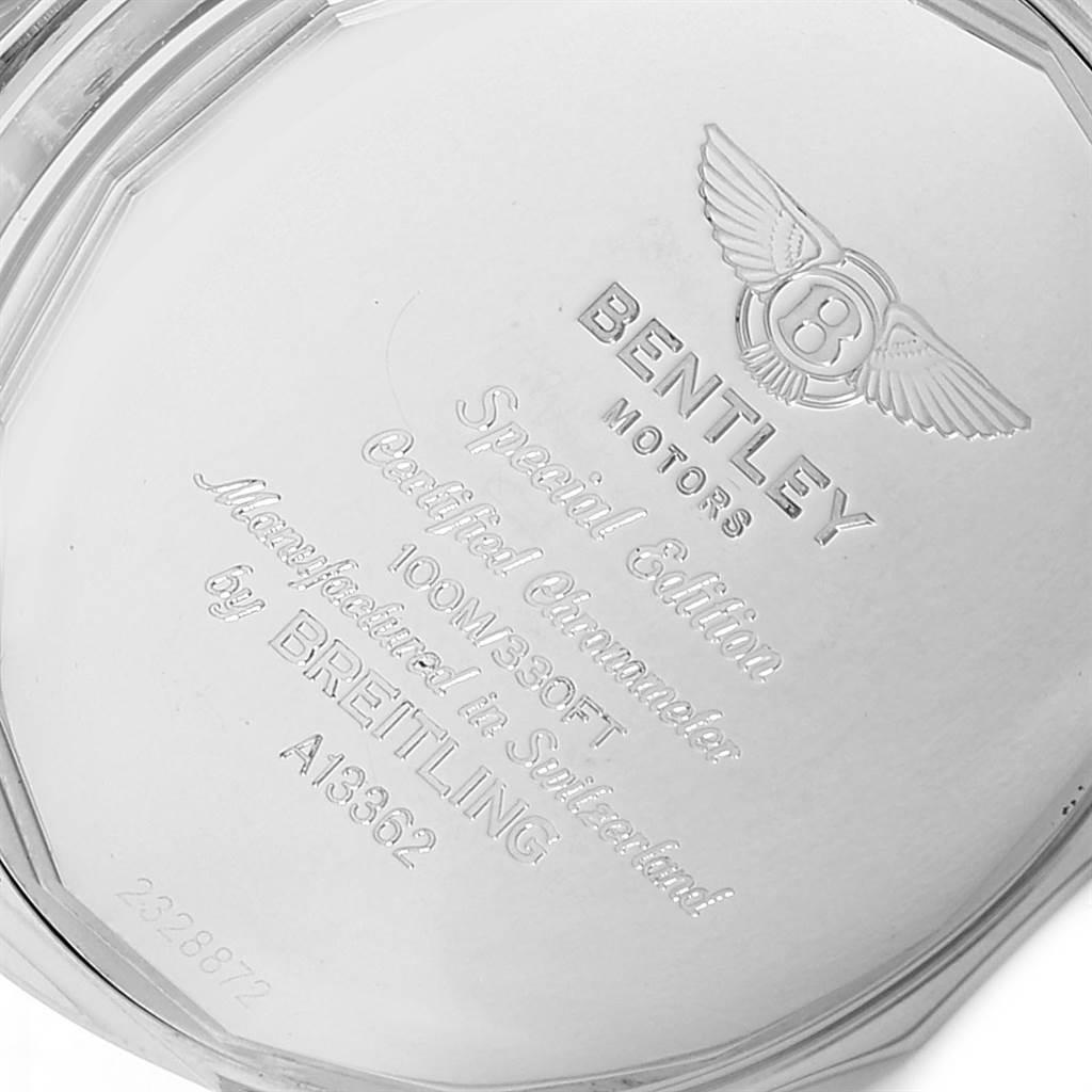 Breitling Bentley Motors GT Silver Dial Chronograph Men’s Watch A13362 4