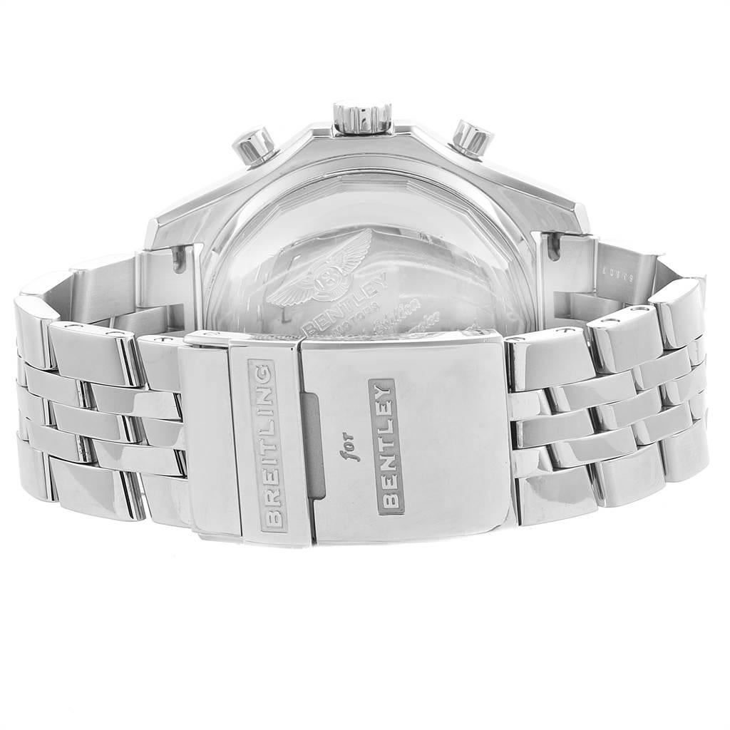 Breitling Bentley Motors GT Silver Dial Chronograph Men’s Watch A13362 5