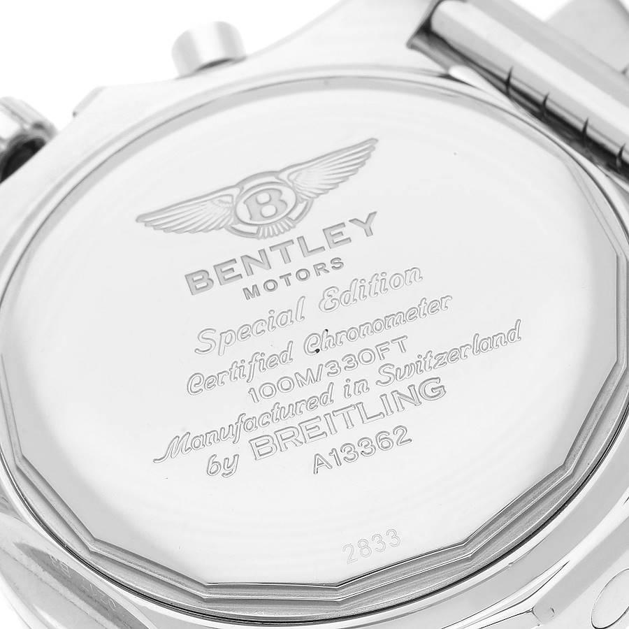 Men's Breitling Bentley Motors GT Special Edition Mens Watch A13362 Box Card