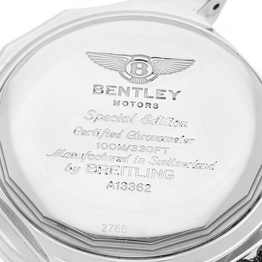 Men's Breitling Bentley Motors Gt White Dial Chronograph Watch A13362