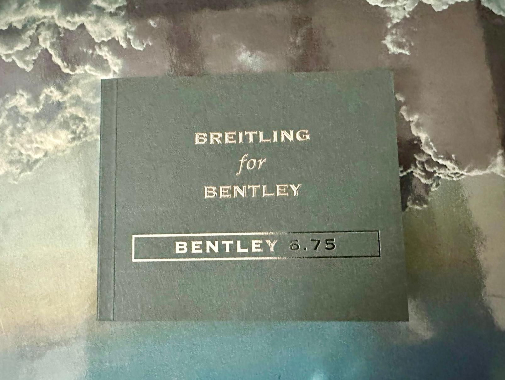 Breitling Bentley Motors GT Schwarz-Weiß-Zifferblatt Gelbgold 46mm mit Schachtel und Papieren im Angebot 7